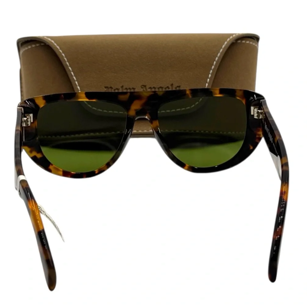 Palm Angels Joshua Sunglasses - Havana Brown / Green - PERI105 6055 - Unisex